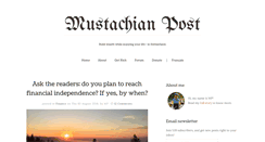 Desktop Screenshot of mustachianpost.com